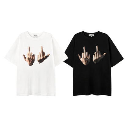 Graphic Print Oversize Short Sleeve T-Shirt WN25954