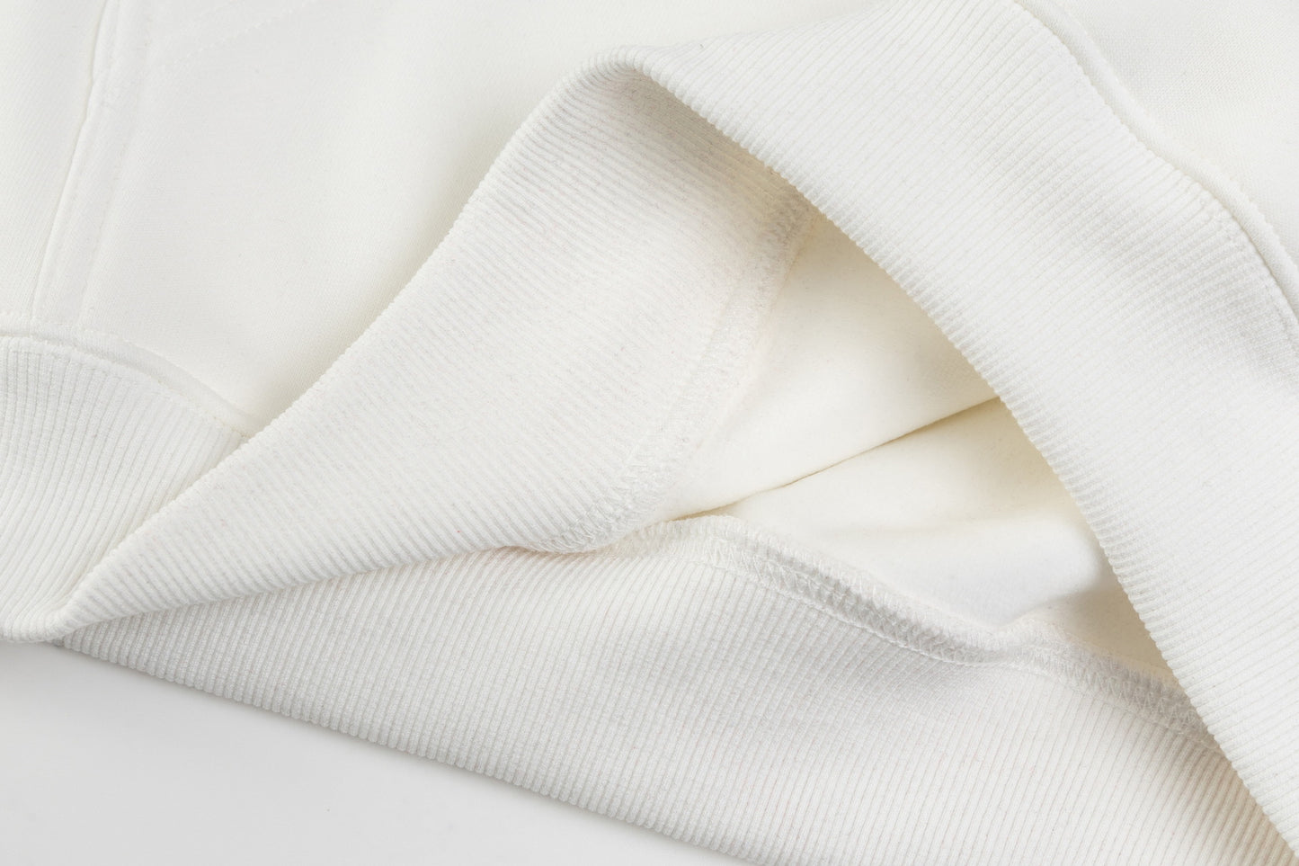 Letter Embroidery Fleece Lining Oversize Pullover Hoodie WN15036