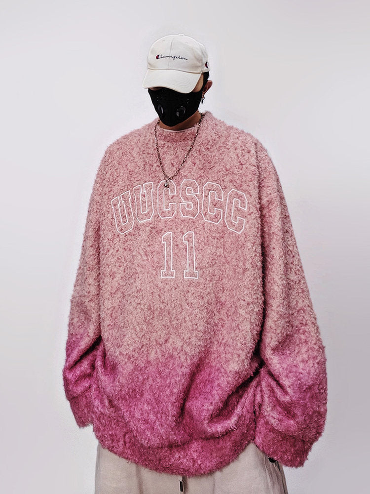 Mohair Oversize Knit Sweater WN23970