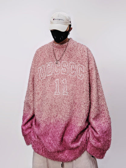 Mohair Oversize Knit Sweater WN23970
