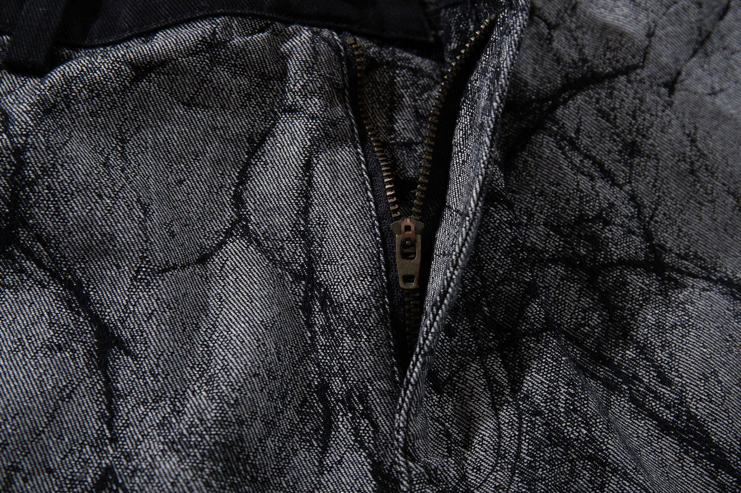 Deconstructed Irregular Wide Leg Denim Jeans WN23051