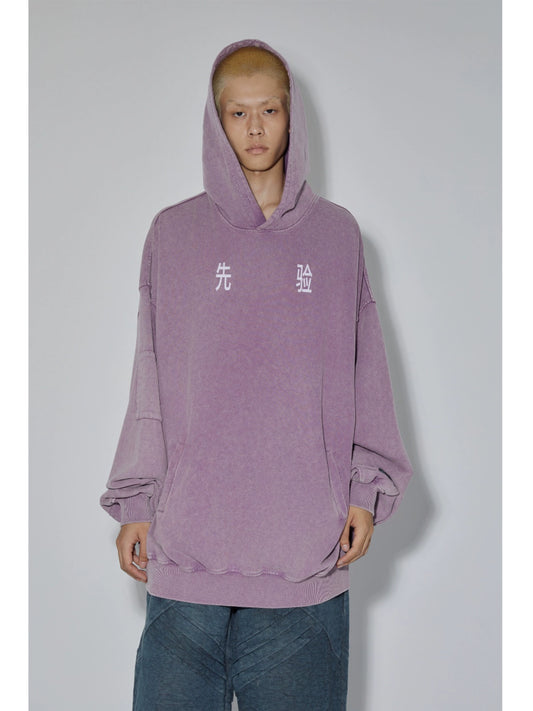 Oversized Heavyweight Pullover Hoodie WN18966