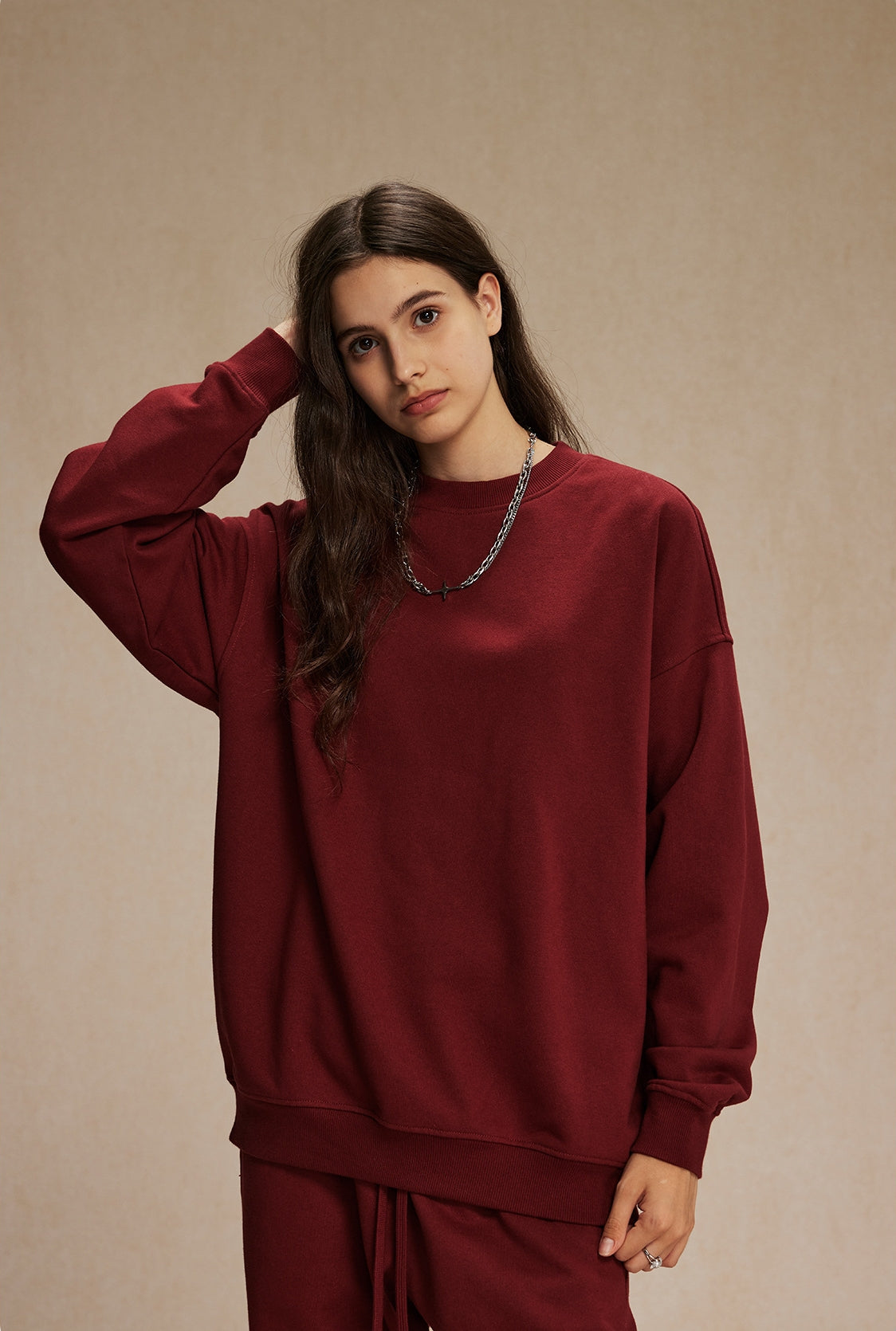 Oversize Crewneck Sweatshirt WN9972