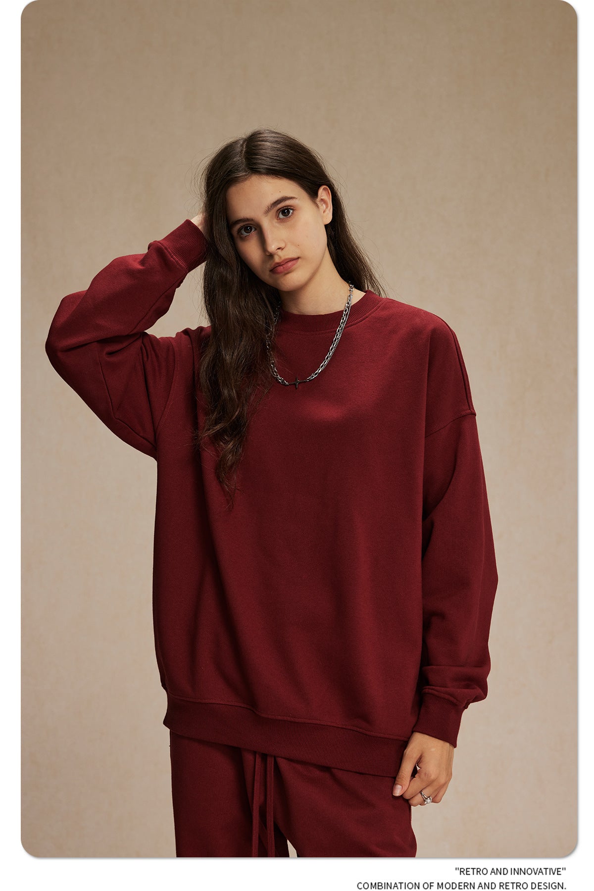 Oversize Crewneck Sweatshirt WN9972