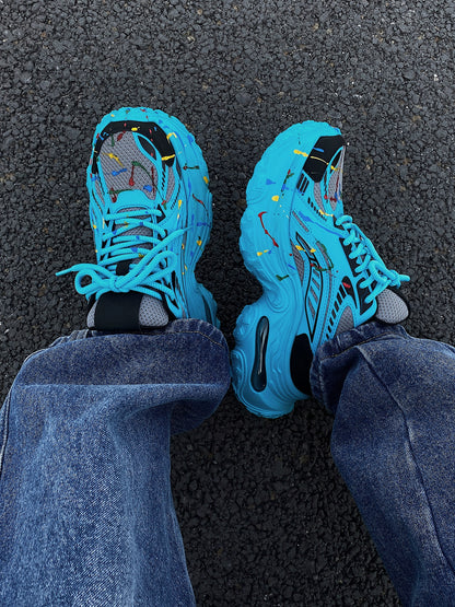 Air Cushion Lightweight Mesh Thick Sole Sporty Sneakers WN21253