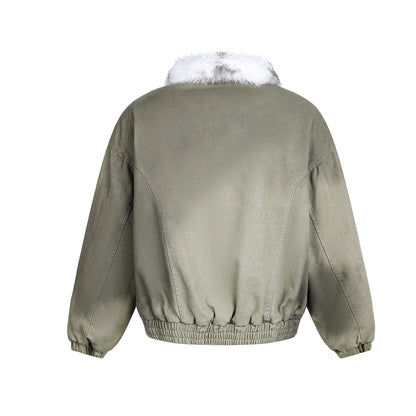 Washed Puffer Jacket WN21907