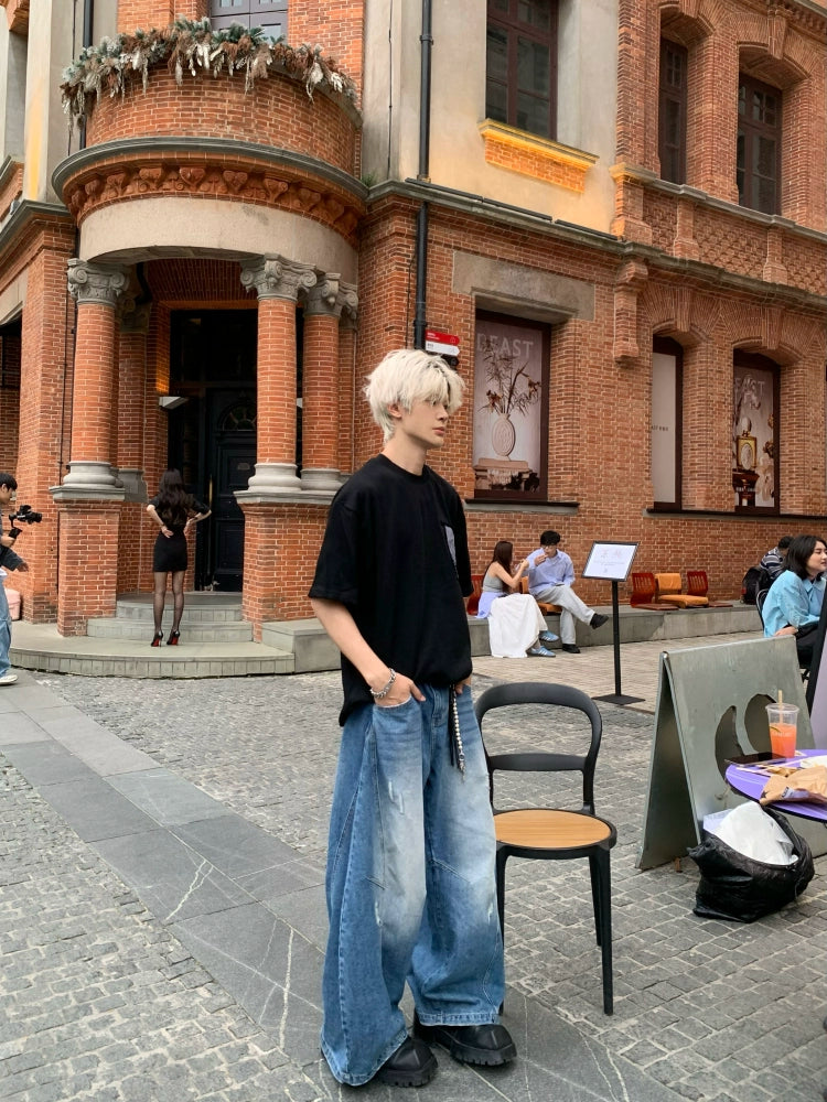 Necktie Design Short Sleeve T-Shirt WN19755