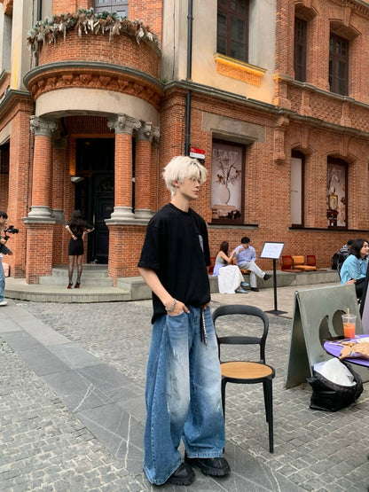 Necktie Design Short Sleeve T-Shirt WN19755