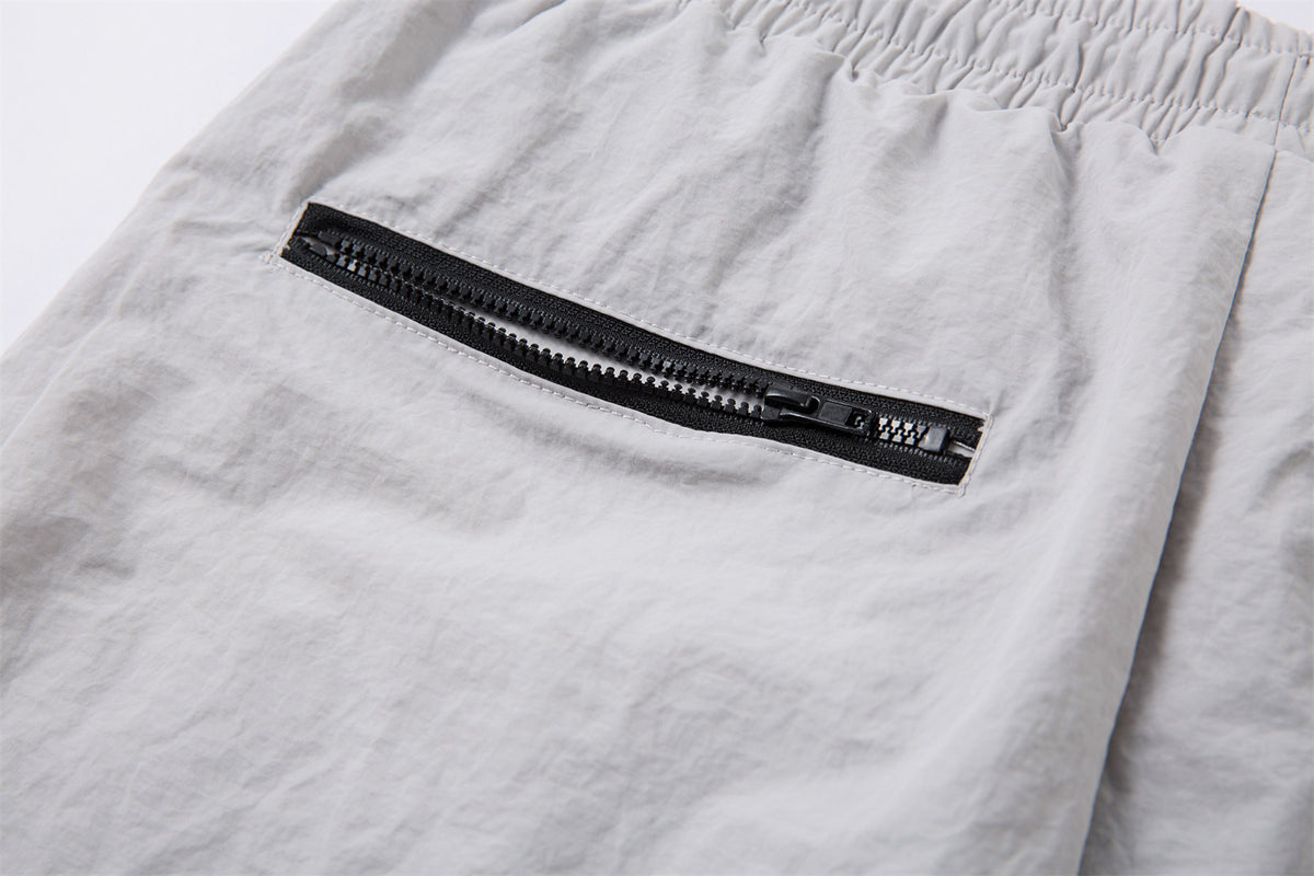 Patchwork Zipper Outdoor Straight Pants WN26926