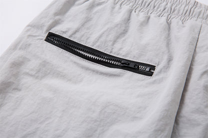 Patchwork Zipper Outdoor Straight Pants WN26926