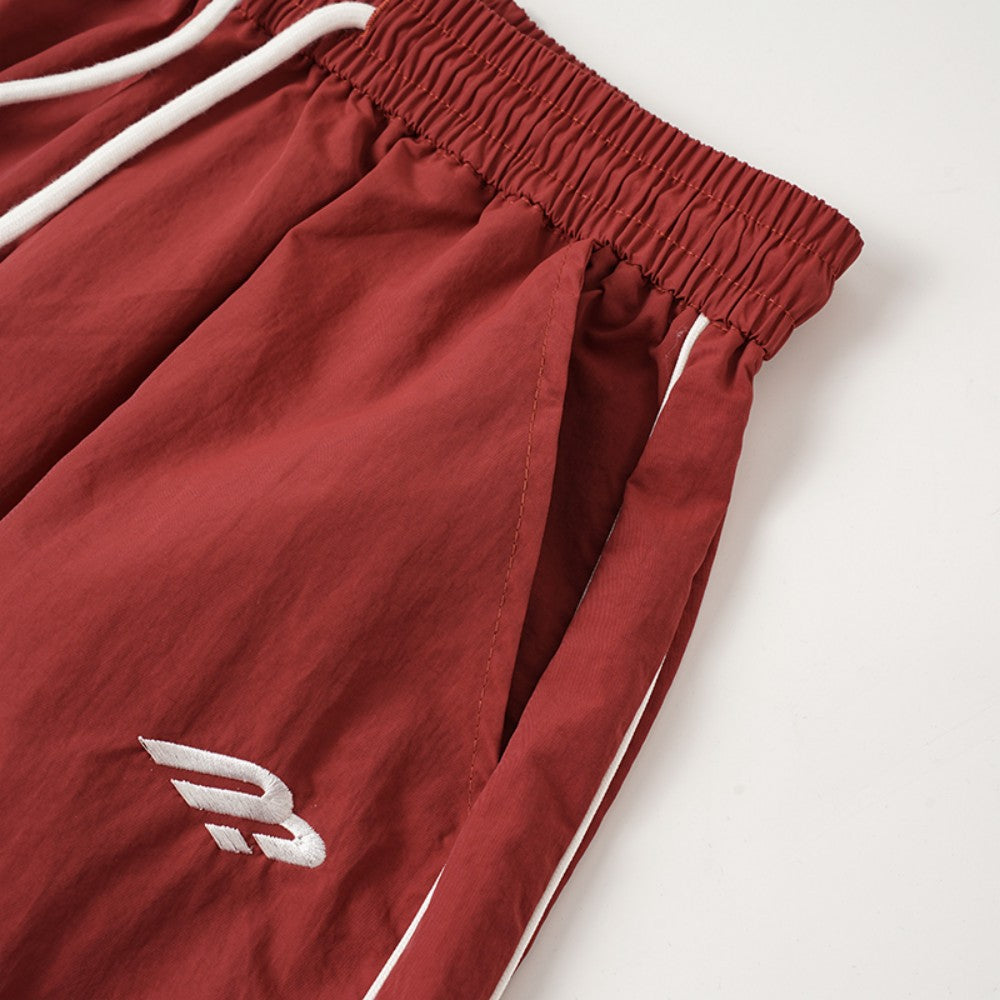 Drawstring Side Stripe Wide Leg Sporty Pants WN27792