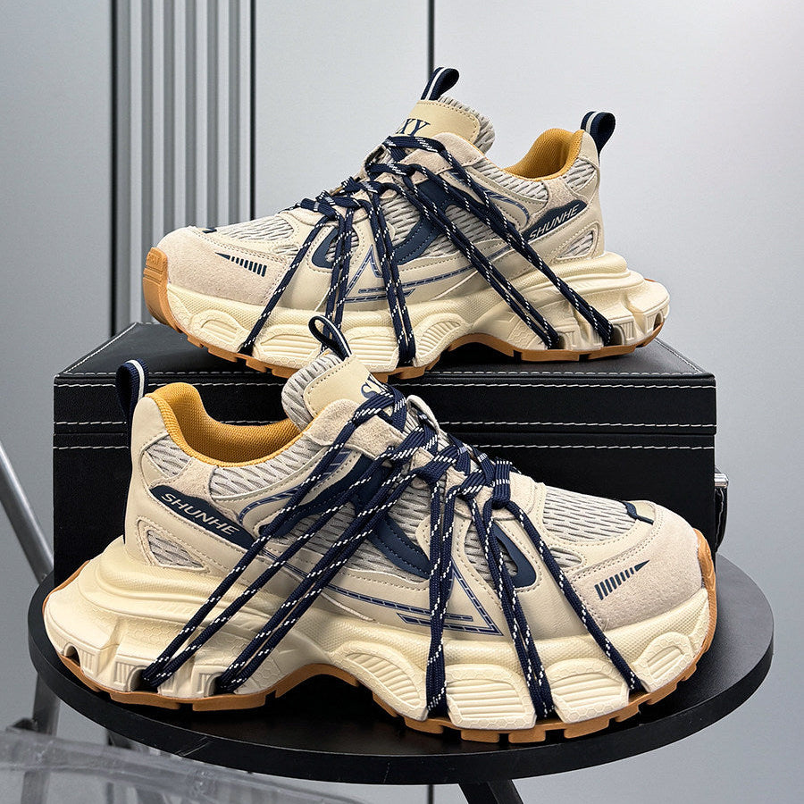 Breathable Platform Height-Increasing Dad Sneakers WN24764