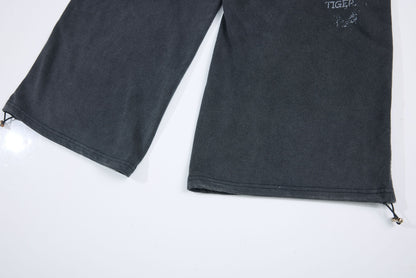 Washed Fade Graphic Wide Leg Sweatpants WN26098