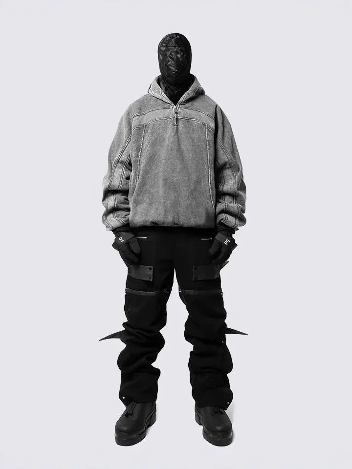 Eye-Opening Long-Zipper Hoodie WN27928