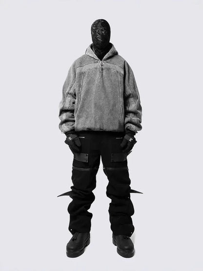 Eye-Opening Long-Zipper Hoodie WN27928