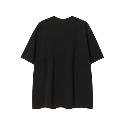 Dark Graphic Print Short Sleeve T-Shirt WN16131