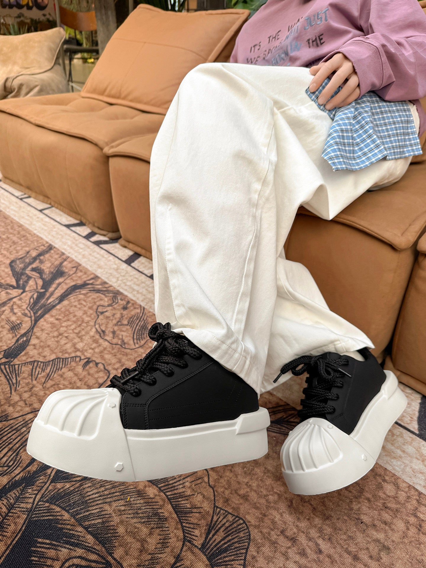 Chunky Shell Toe Platform Sneakers WN24516