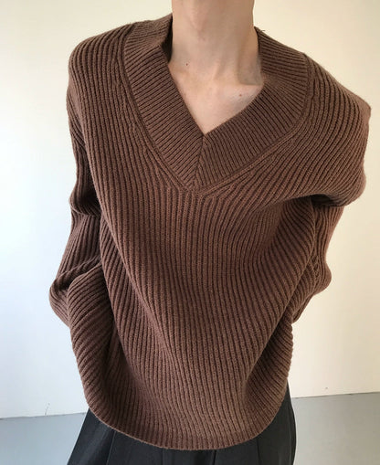 V-Neck Knit Sweater WN21682
