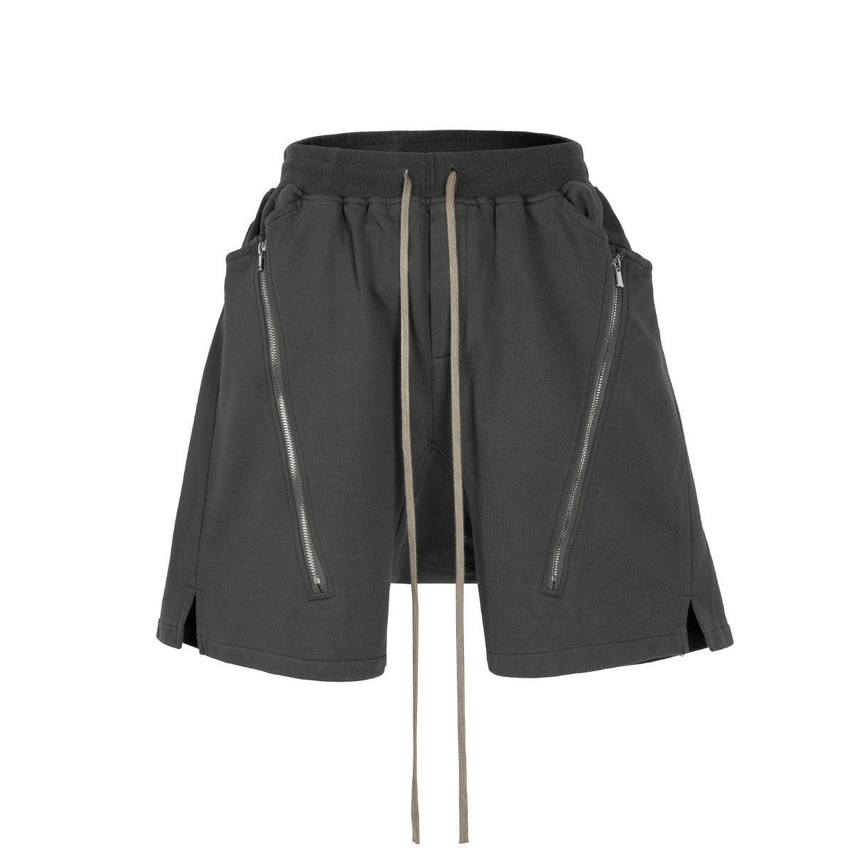 Drawstring Zipper Short Pants WN25491