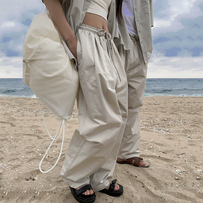 Relaxed Wide Leg Straight Pants WN20321