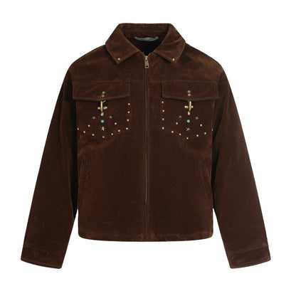 Studs Pocket Zipper Jacket WN28006