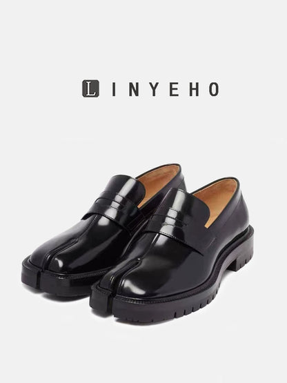 Split-Toe Platform Loafers WN20607