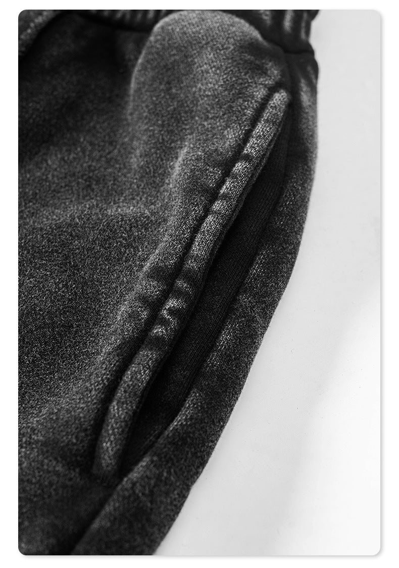 Washed Heavyweight Short Sleeve T-Shirt & Short Sweatpants Setup WN6167