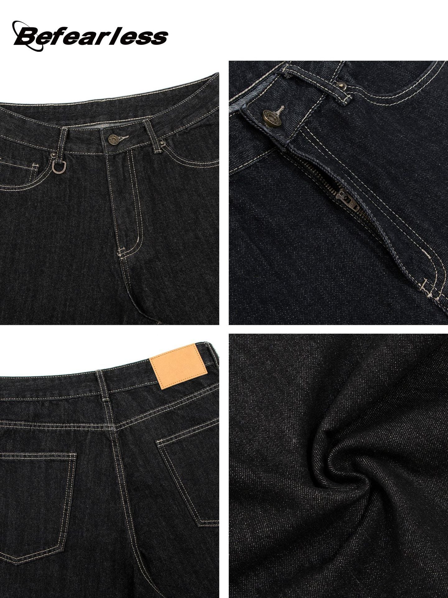 Raw Denim Wide Leg Half Jeans WN26405