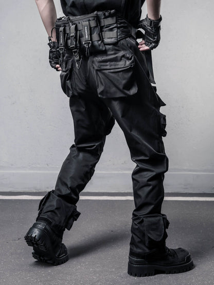 Multi Pocket Straight Cargo Pants WN22357