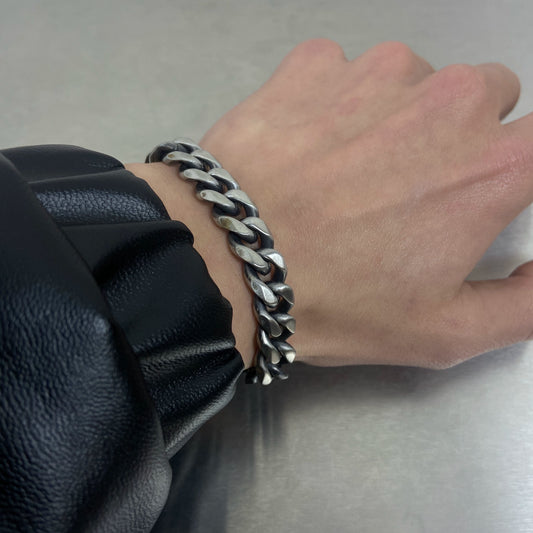 Cuban Chain Titanium Steel Bracelet WN19255