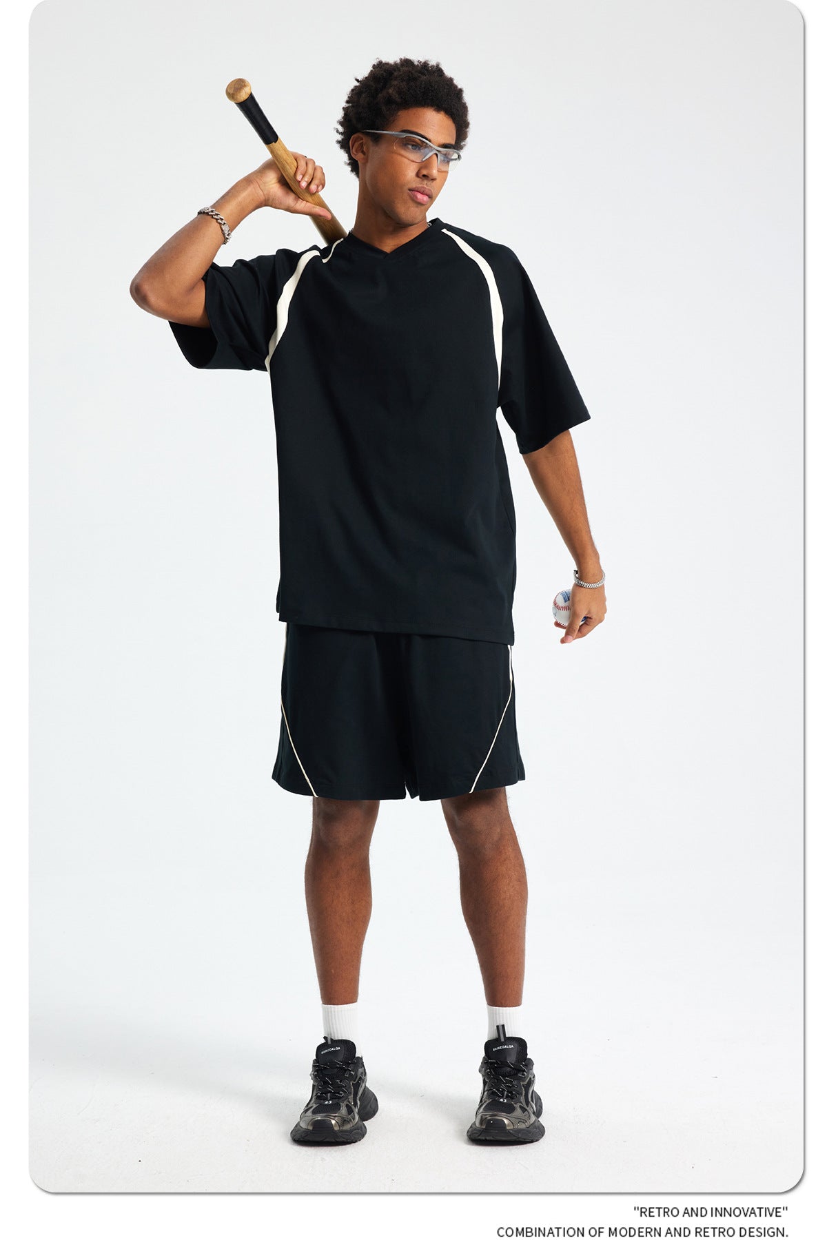 Quick-Dry Breathable Short Sleeve T-Shirt & Half Pants Setup WN16268