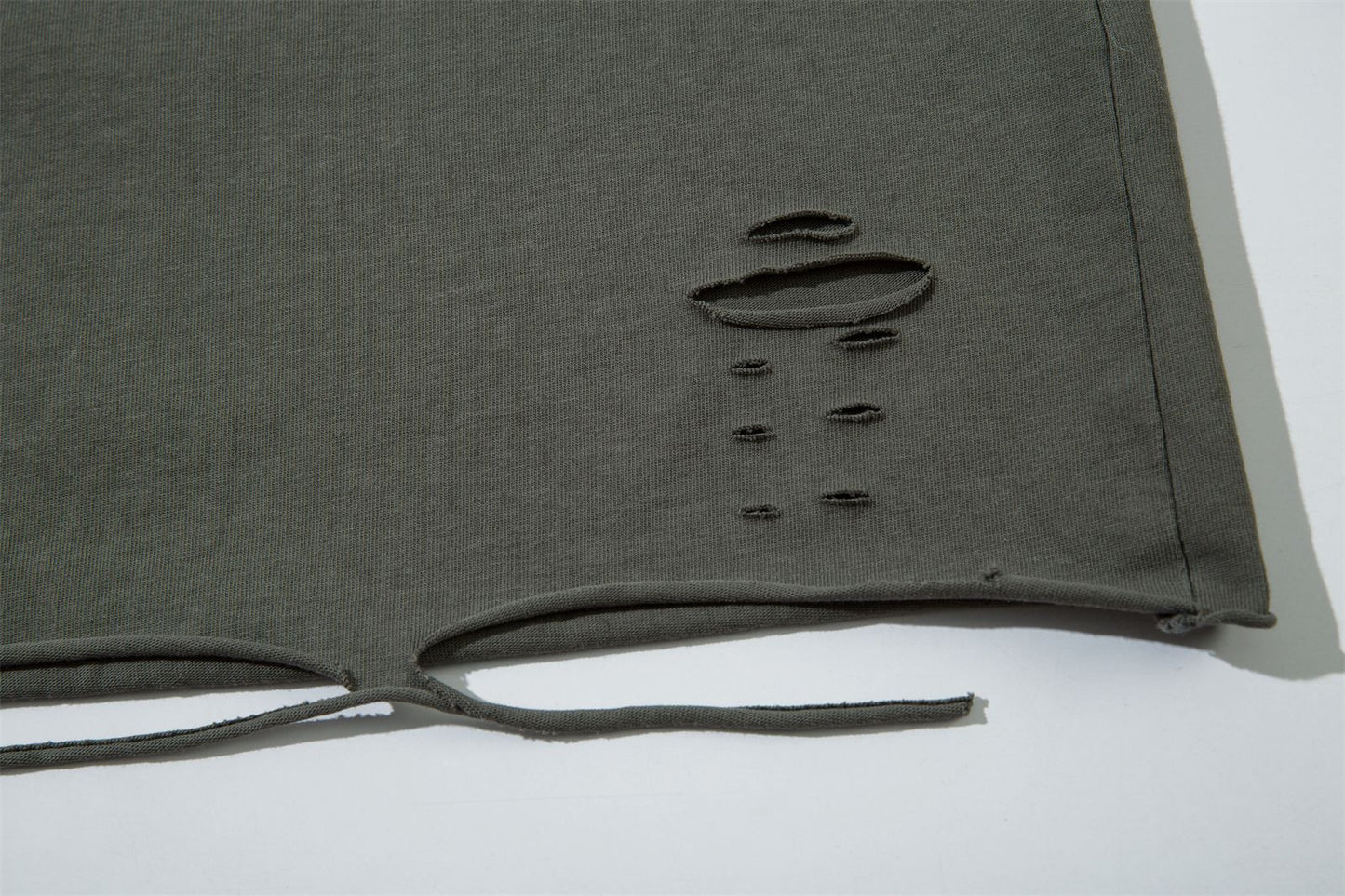 Metallic Detail Washed Gradient Long Sleeve T-Shirt WN11579