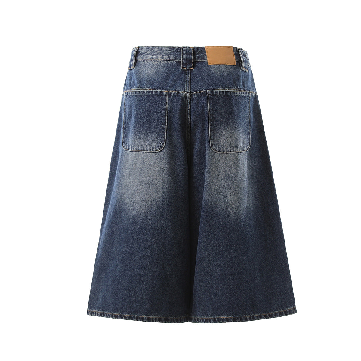Washed Fade Cropped Denim Jeans WN25435