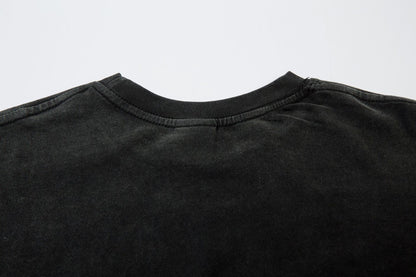 Flame Print Fake Layered Long Sleeve T-Shirt WN12713