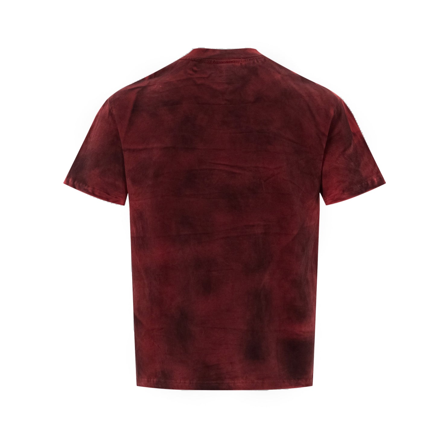 Washed Dirty Letter Print Short Sleeve T-Shirt WN26133
