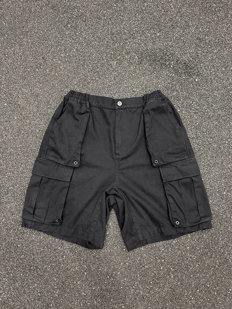 Washed Short Cargo Pants WN17668