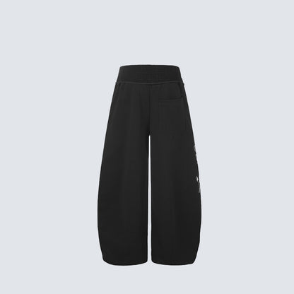 Graphic Print Wide Leg Sweatpants WN27989