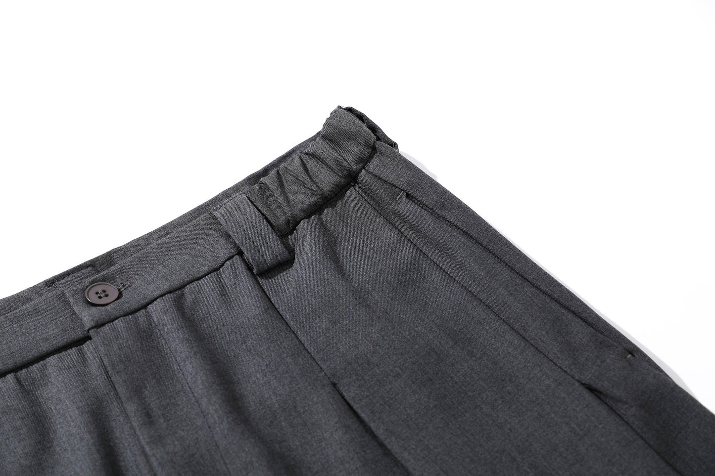 Drape Pleats Cropped Half Pants WN25777