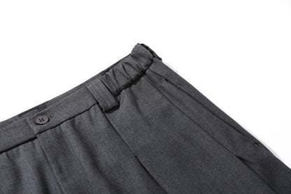 Drape Pleats Cropped Half Pants WN25777