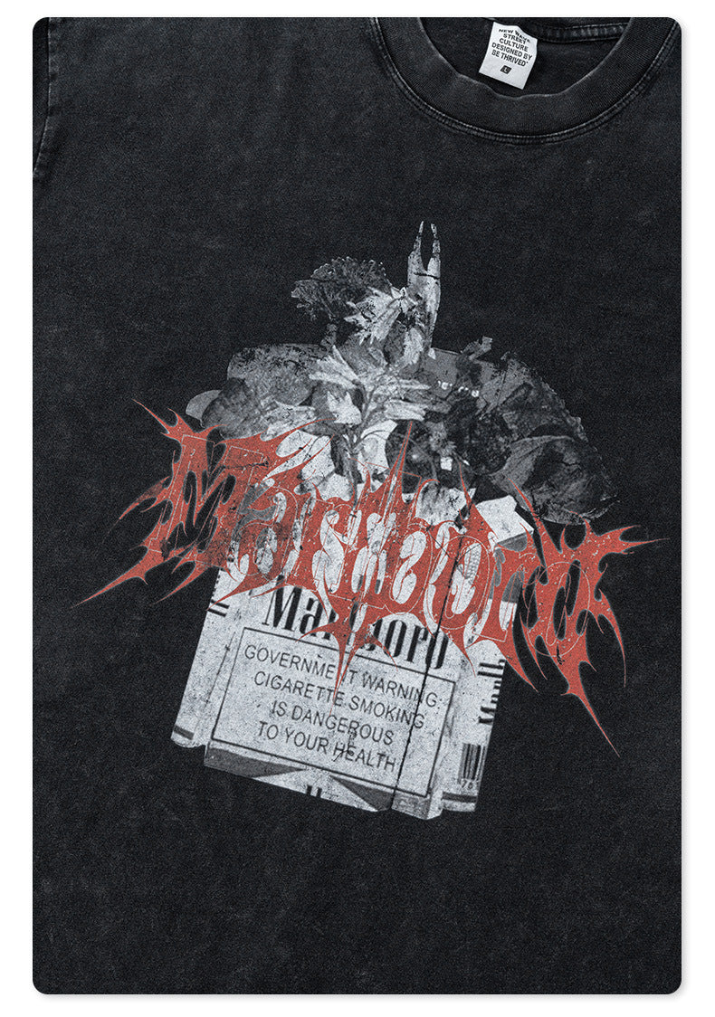 Cotton Heavy Weight Print Short Sleeve T-Shirts WN7827