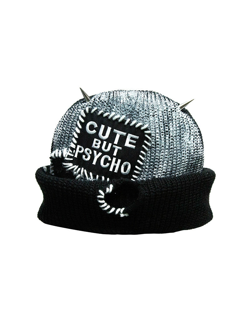 Graffiti Skull Knit Hat WN21146