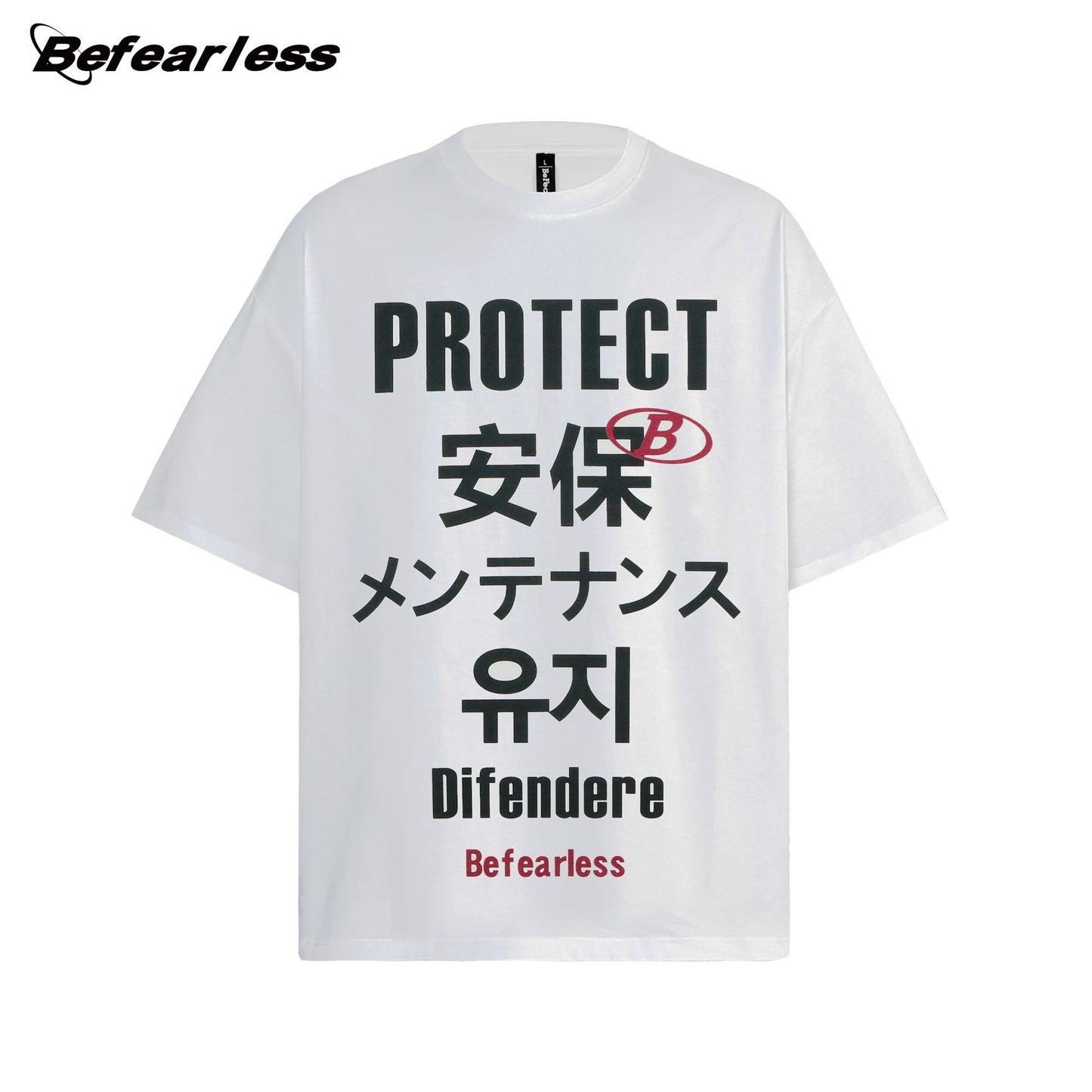 Washed Graphic Letter Print Oversize Short Sleeve T-Shirt WN26372