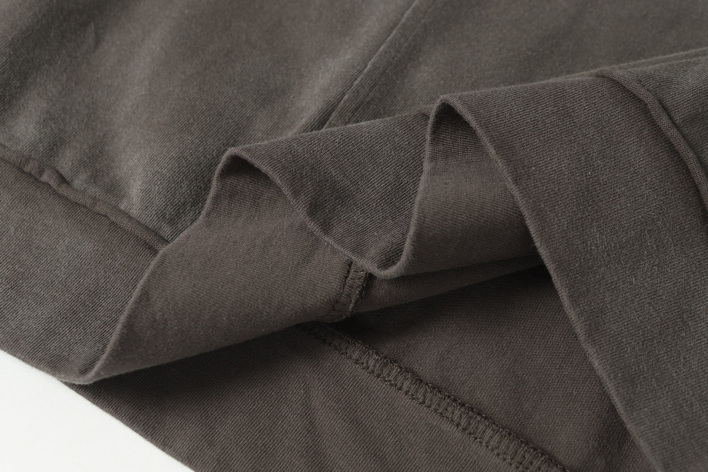 Washed Damage Raw Edge Short Sleeve T-Shirt WN23056