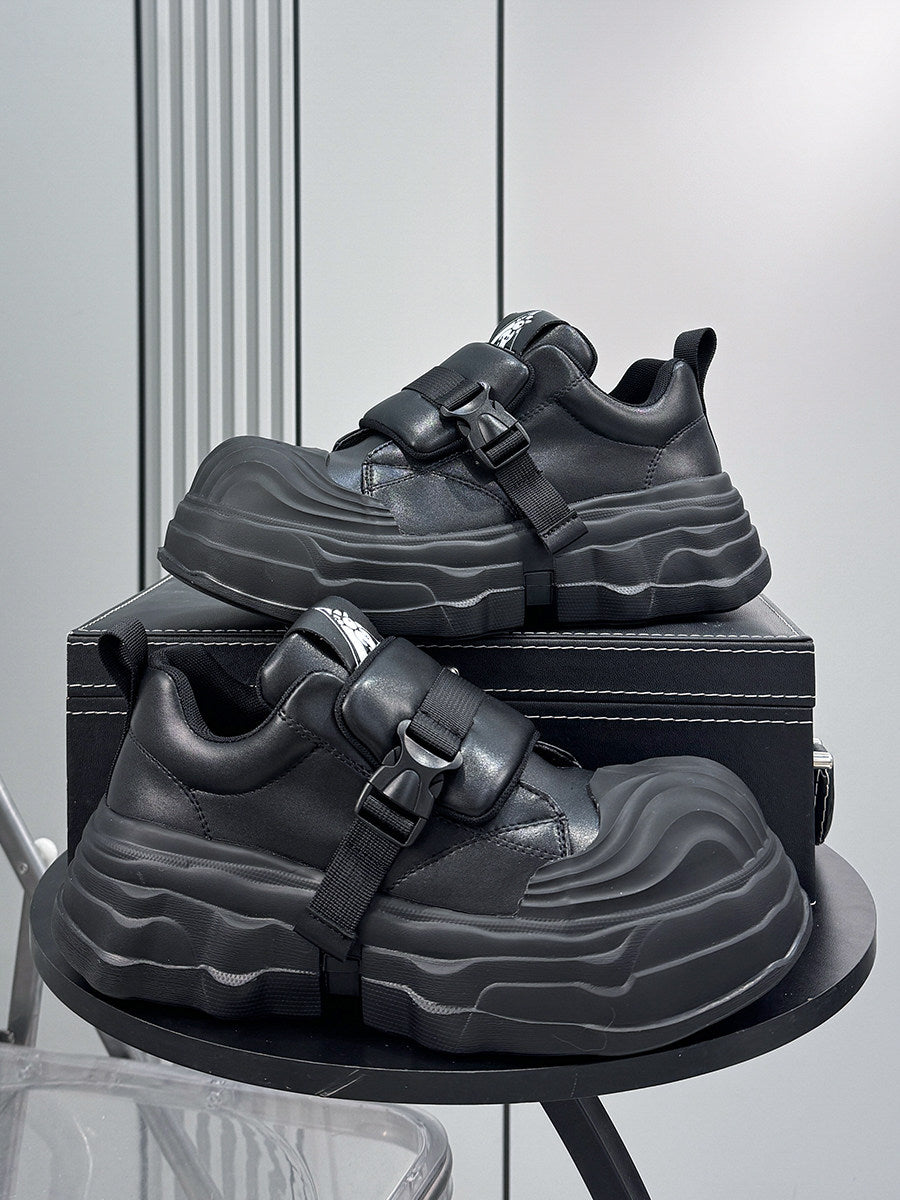 Strap Buckle Chunky Sole Sneakers WN24588