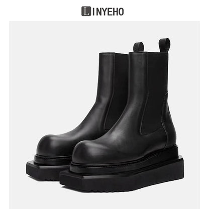 Round-Toe Short Boots WN20606