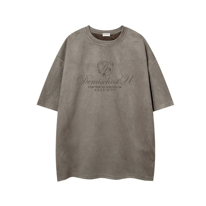 Faded Logo Print Short Sleeve T-Shirt WN25803
