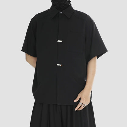 Plain Oversize Short Sleeve Shirt WN20160