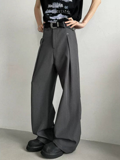 Curved Blade Flare Trousers WN19310