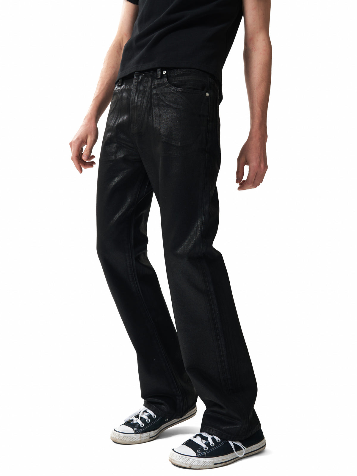 Straight Coated Denim Jeans WN27200