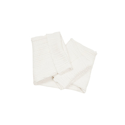 High-Neck Striped Knit Scarf WN22157